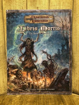 Dungeons And Dragons Libris Mortis The Book Of Undead Book Vg