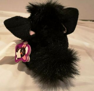 1998 Tiger Electronics Black and White Furby with Green Eyes With Tag 2