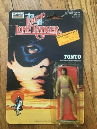 Gabriel 1980 The Legend Of The Lone Ranger Tonto Action Figure Unpunched