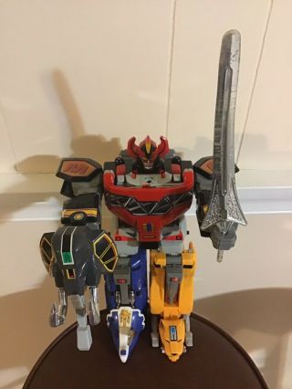 1993 Bandai Mmpr Mighty Morphin Power Rangers Deluxe Set Megazord 96 Complete