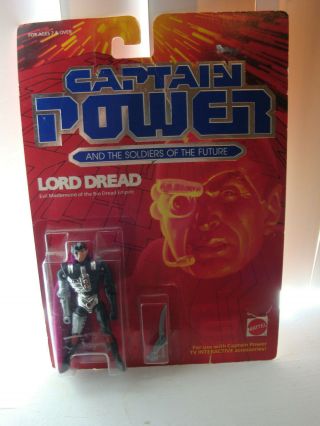 Captain Power And The Soldiers Of The Future Lord Dread Action Figure Moc 1987