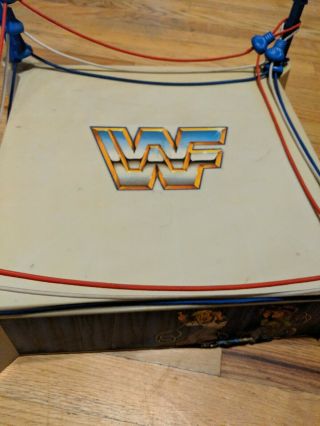 1985 WWF LJN Titan Ring Wrestling Superstars Wrestling Ring Vintage Toys WWE 2