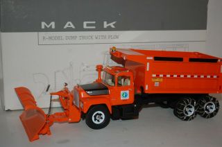 First Gear Mack R - Model Dump Truck W/plow Minn Dept Of Transportation 19 - 2653 Jn