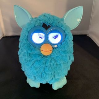 2012 Hasbro Electronic Furby Boom Teal Blue - See Details