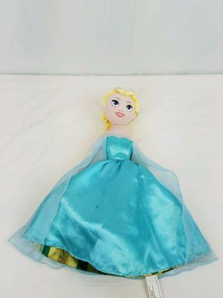 Disney Parks Frozen Anna Elsa Flip 2 In 1 Topsy Turvy Reversible Plush Doll 15 "