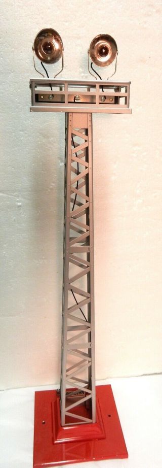 Lionel Standard Gauge Re - Issue 92 Tinplate Operating Floodlight Tower - Ln No Box