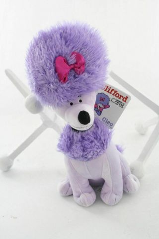 Clifford The Big Red Dog Cleo Purple Nwt Kohls Plush Stuffed Animal Toy Doll 12 "