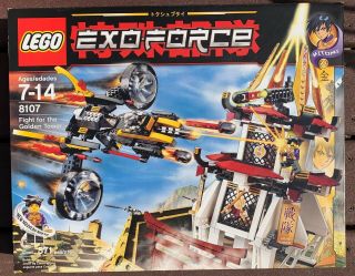 Lego 8107 Exo - Force The Humans Fight For The Golden Tower Set