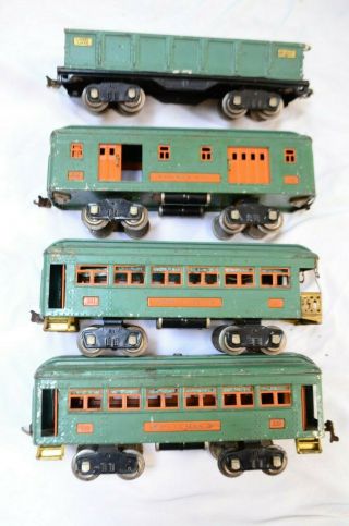 Lionel Pre War Standard Gauge 339,  341 & 332 Passsenger Train Set,  512