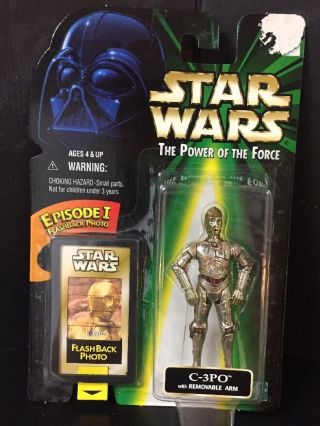1997 Star Wars Potf C - 3po With Removable Arm