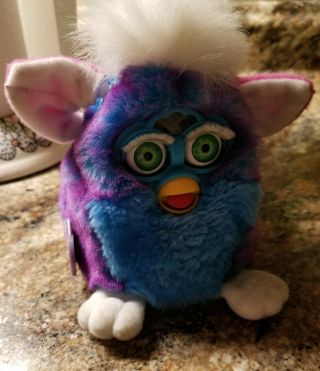 1999 Furby (tiger) Baby With Tags.  Colors.  But Doesnt Talk