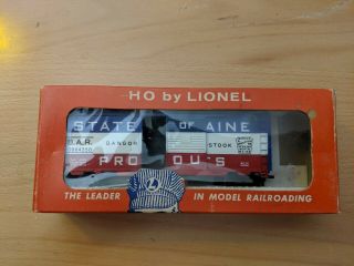 Lionel Ho 0864 - 285 State Of Maine Box Car With Insert And Box