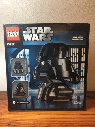 Lego Darth Vader Bust 75227 2019 Star Wars Celebration Target Exclusive In Hand