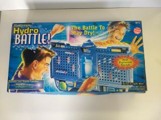 1999 Electronic Hydro Battle By Pressman Rare Battleship Water War Game Complete