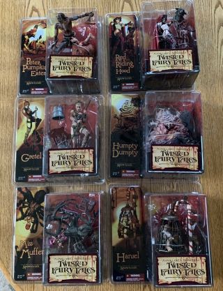 Spawn Mcfarlane Toys Twisted Fairy Tales Complete Set Of 6 Figures