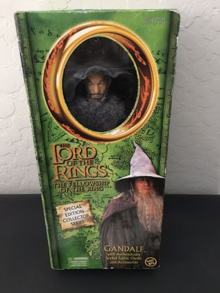 Toybiz Lord Of The Rings: Fellowship Of The Ring - Gandalf Action Figure 12 "
