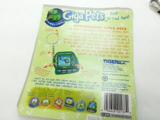 Vintage 1997 Tiger Giga Pets Digital Floppy Frog Nano Baby Virtual Pet 4