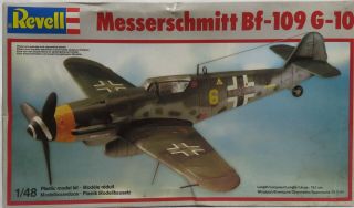 Model Revell 85 - 5253 Messerschmitt Bf - 109 G - 10 1:48 Scale Plastic Kit Open Box