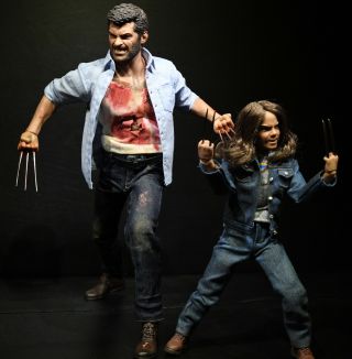 Custom 1/6 Scale Logan Wolverine And Laura From Logan Movie