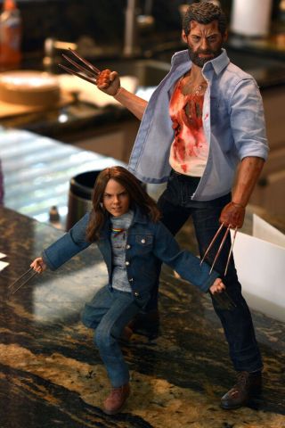 Custom 1/6 scale Logan Wolverine and Laura from Logan movie 5