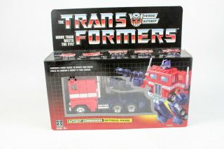 Transformers G1 Optimus Prime Autobot Commander Reissue Exclusive