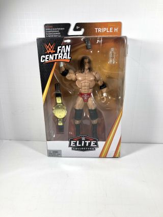 Triple H Wwe Mattel Elite Series Fan Central Action Figure