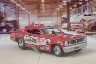 " The Mongoose " Tom Mcewen Plymouth Duster Funny Car 1/64 Scale Limited Edition K