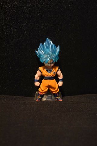 Bandai Dragon Ball Z Adverge 4 Mini Figure Son Goku Ssgss B/s