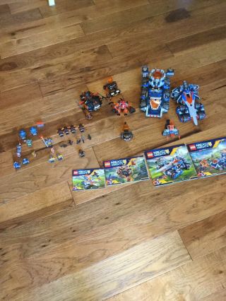 Lego Nexo Knights Axl’s Tower Carrier,  Clay’s Rumble Blade And More