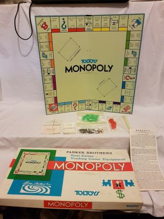 Parker Brothers Monopoly Board Game (complete) Toltoys 1970s Aus Seller