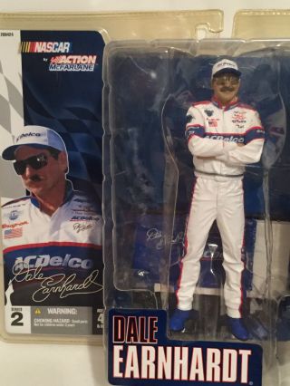 Dale Earnhardt Nascar Racing Mcfarlane Statue Figure Toy Series 2 Ac Delco