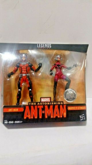 Marvel Legend Series Antman Ant - Man Stinger 2 Pack Set Rare