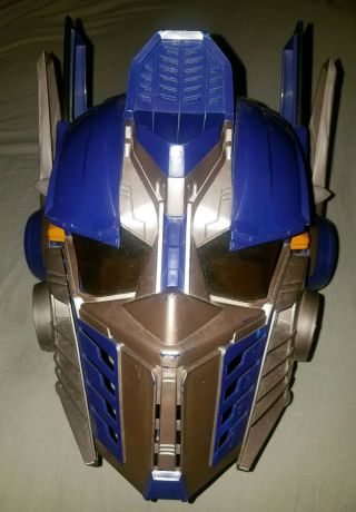 2006 Hasbro Transformers Optimus Prime Voice Changing Talking Helmet Mask