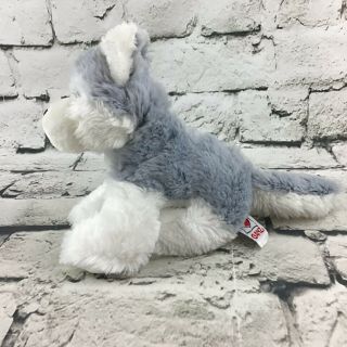 Ganz Webkinz Husky Plush Gray White Shaggy Arctic Puppy Dog Stuffed Animal Toy 3
