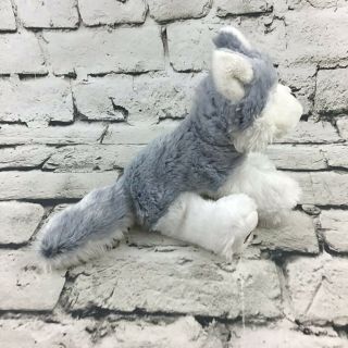 Ganz Webkinz Husky Plush Gray White Shaggy Arctic Puppy Dog Stuffed Animal Toy 5