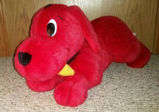 Large Jumbo 2000 Scholastic Clifford The Big Red Dog Plush Stuffed Animal 23 In