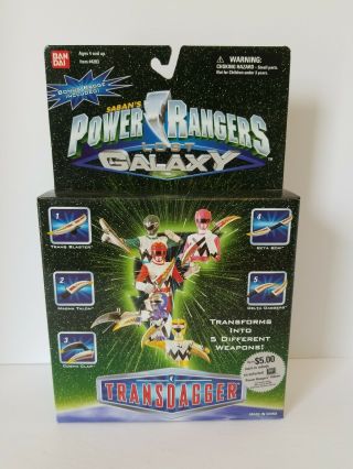 1998 Bandai Power Rangers Lost Galaxy Transdagger Complete