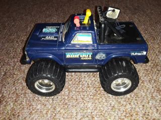 1983 Playskool Bigfoot Monster Truck With Key Toy Not Battery Corrosion