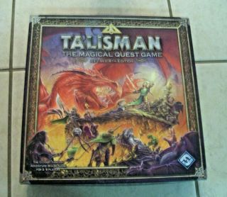 Talisman The Magical Quest Board Game Revised 4th Edition.  Oop
