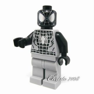 Christo7108 LEGO Custom Spider - Man - Grey Suit Minifigure Authentic 5