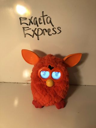 Furby Boom (hasbro 2012) Orange Ears Red Interactive Toy