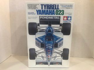 Tamiya 1:20 Tyrrell Yamaha 023 Formula - One Race Car Kit.  Please Read Entire Desc