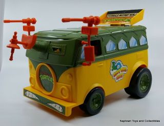 Tmnt Vintage Party Wagon Van Vehicle 100 Complete Playmates Tmnt 1988
