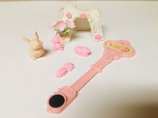 1989 Fisher Price Precious Places Mother And Baby Bunnies 5243