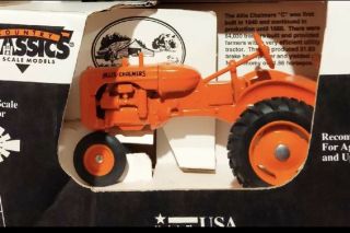 Allis Chalmers Model C Farm Toy Tractor 1/16 Scale
