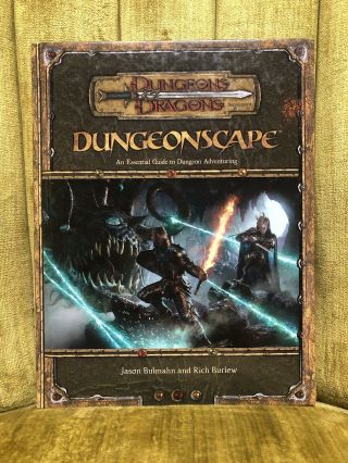 Dungeons And Dragons Dungeonscape Book Vg