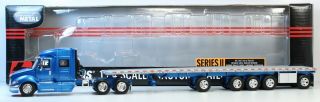 1/64 Dcp Die - Cast Promotions Tractor Trailer International Prostar Flatbed 31463