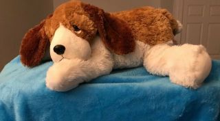 Aurora World Plush Sad Bassett Hound Puppy Large 20” Lying