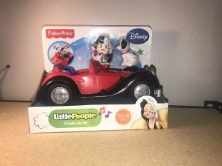 Fisher - Price Little People Disney 101 Dalmatians Cruella De Vil Vehicle