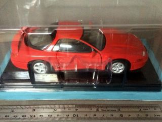 Mitsubishi GTO Twin Turbo [1990] 1st 3000GT Z16A 1:24 Die - cast Scale Model Red 3